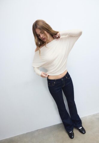 T-shirt asimmetrica in modal T-shirt asimmetrica in modal