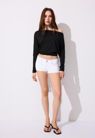 T-shirt asimmetrica in modal T-shirt asimmetrica in modal