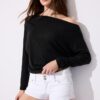 T-shirt asimmetrica in modal T-shirt asimmetrica in modal