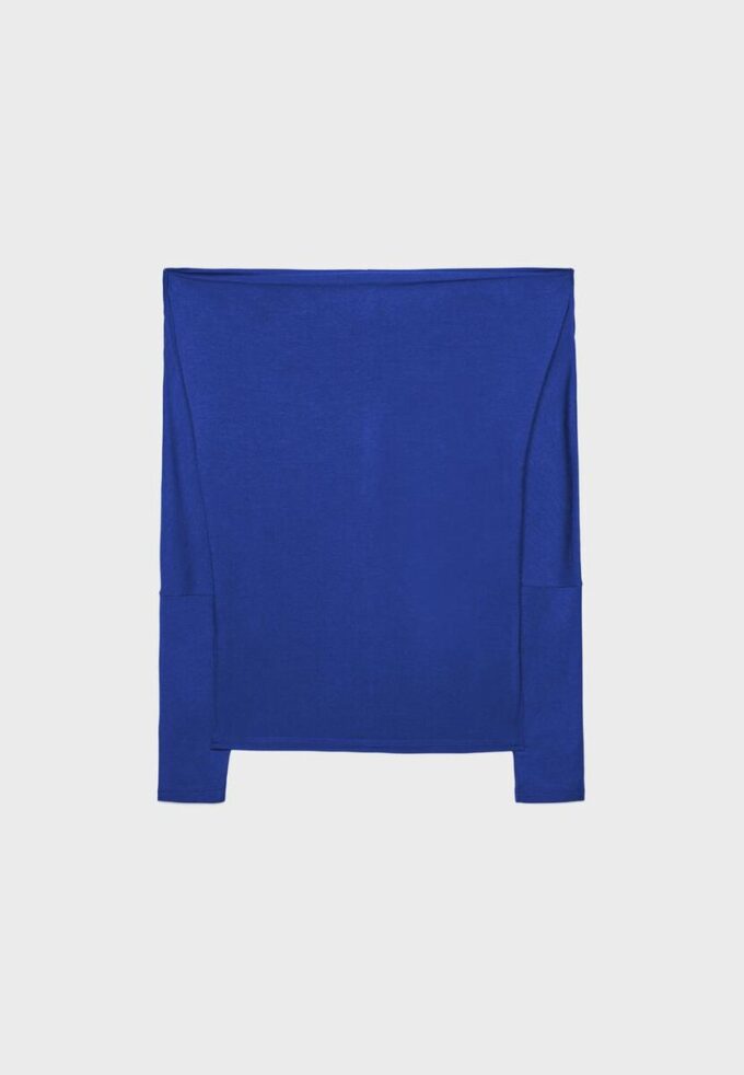 T-shirt asimmetrica in modal