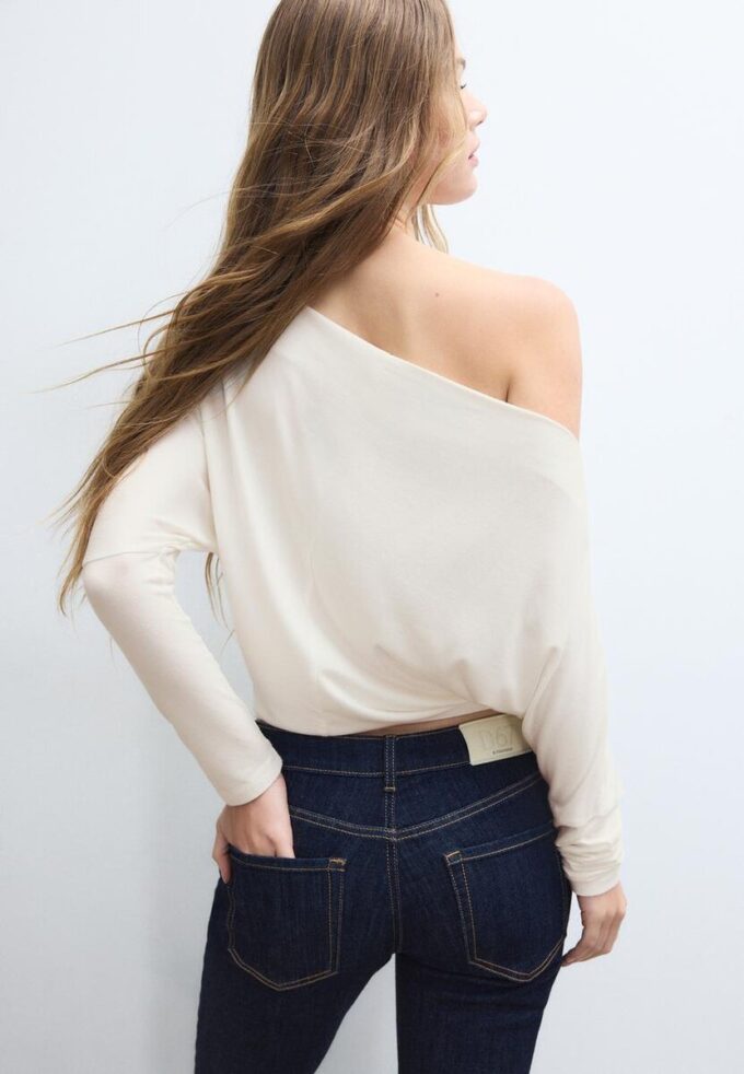 T-shirt asimmetrica in modal T-shirt asimmetrica in modal