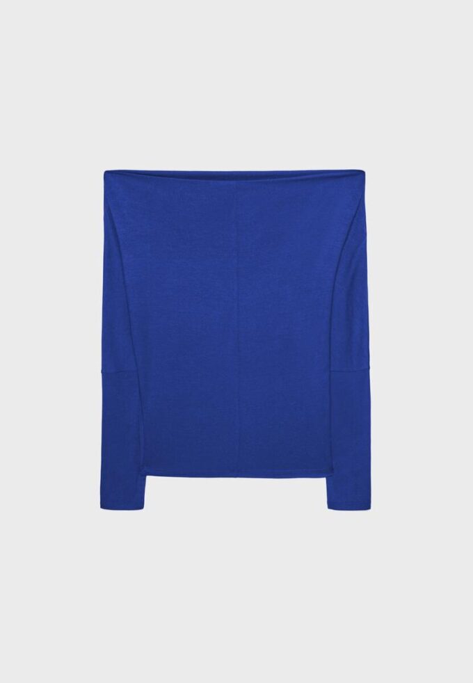 T-shirt asimmetrica in modal