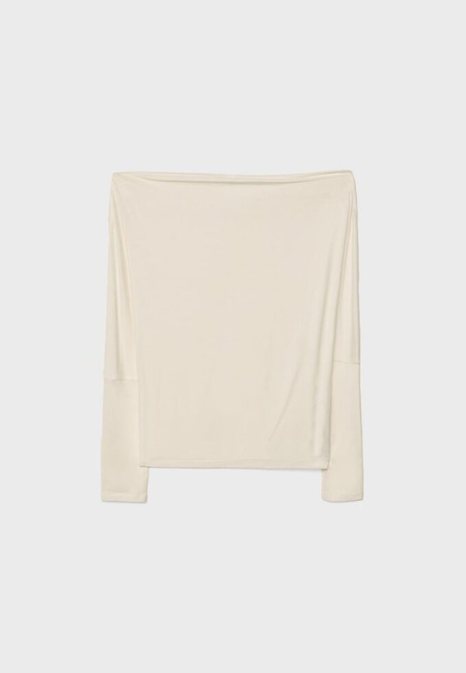 T-shirt asimmetrica in modal T-shirt asimmetrica in modal