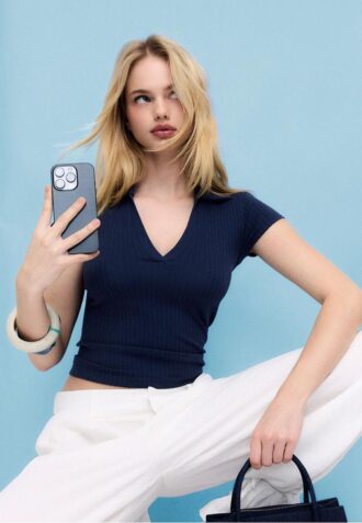 T-shirt polo Seamless basic senza cuciture