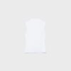 T-shirt senza maniche con collo a imbuto