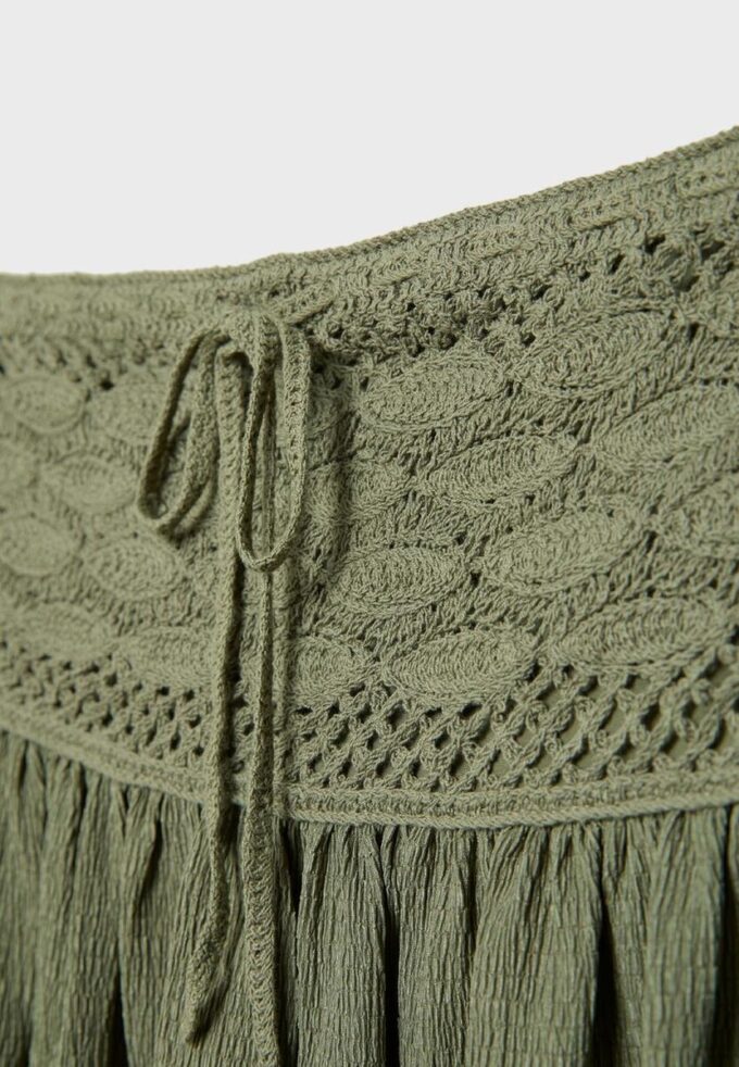 Top a fascia all’uncinetto