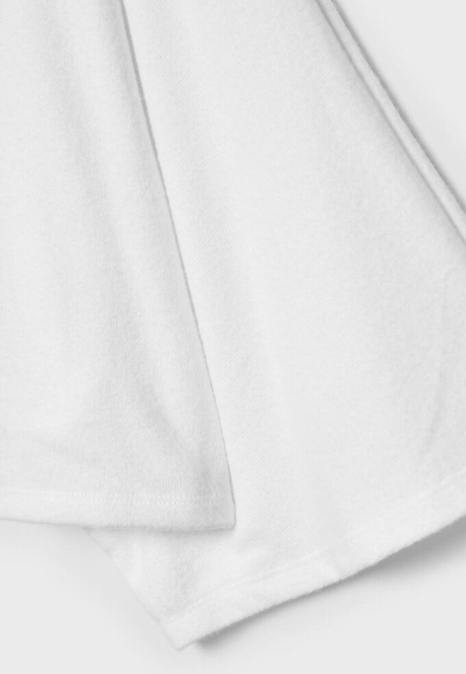 Top a mantella con scollo a barchetta