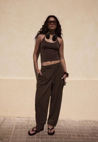 Top all’americana in maglia