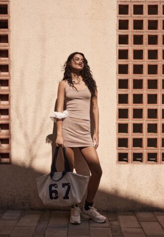 Top all’americana in maglia