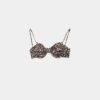 Top bikini a balconcino con stampa animalier Top bikini a balconcino con stampa animalier