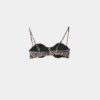 Top bikini a balconcino con stampa animalier Top bikini a balconcino con stampa animalier