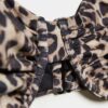 Top bikini a balconcino con stampa animalier Top bikini a balconcino con stampa animalier