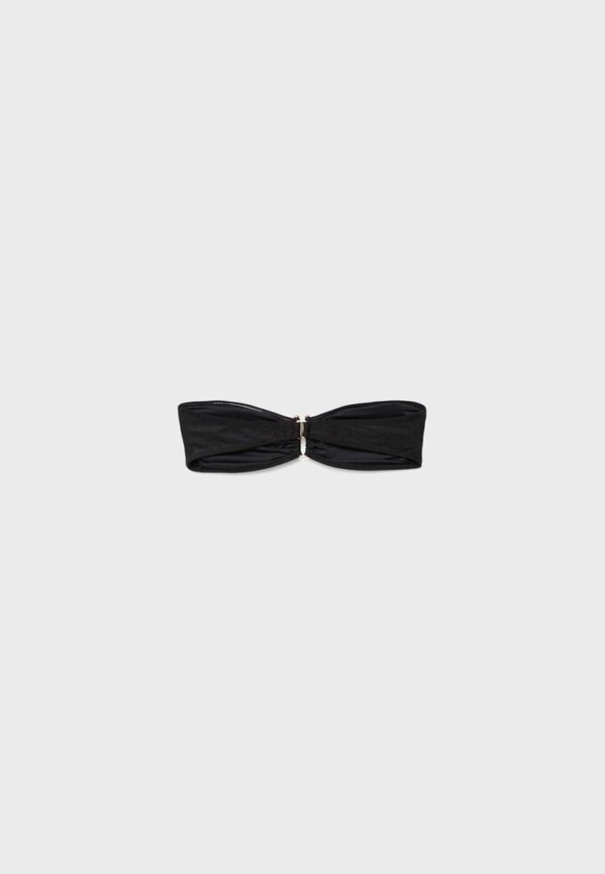 Top bikini a fascia con scollo a U Top bikini a fascia con scollo a U