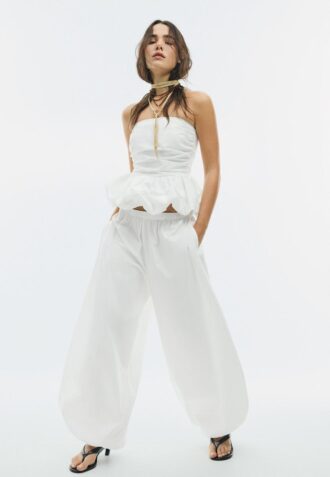 Top bustier a palloncino