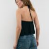 Top con scollo all’americana ricamato Top con scollo all’americana ricamato