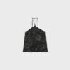 Top con scollo all’americana ricamato Top con scollo all’americana ricamato