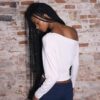 Top con scollo asimmetrico
