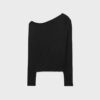 Top con scollo asimmetrico