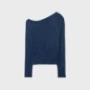 Top con scollo asimmetrico