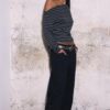 Top con scollo asimmetrico