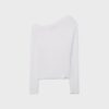 Top con scollo asimmetrico