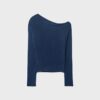 Top con scollo asimmetrico