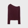 Top con scollo asimmetrico