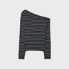 Top con scollo asimmetrico