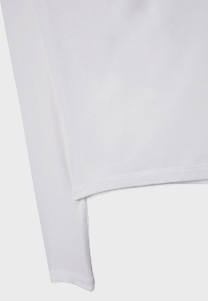 Top con scollo asimmetrico
