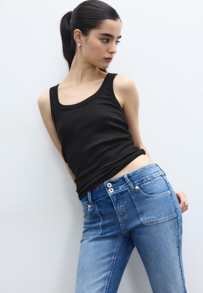 Top con spalline Basic Top con spalline Basic