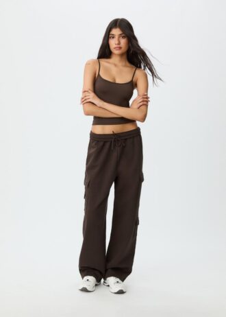 Top con spalline in poliammide