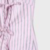 Top halter con nodo semi-increspato in stile qipao Top halter con nodo semi-increspato in stile qipao