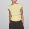 Top in maglia con fascia Top in maglia con fascia