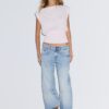 Top in maglia con fascia