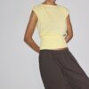 Top in maglia con fascia Top in maglia con fascia