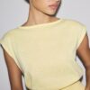 Top in maglia con fascia Top in maglia con fascia