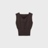 Top in maglia con fascia Top in maglia con fascia