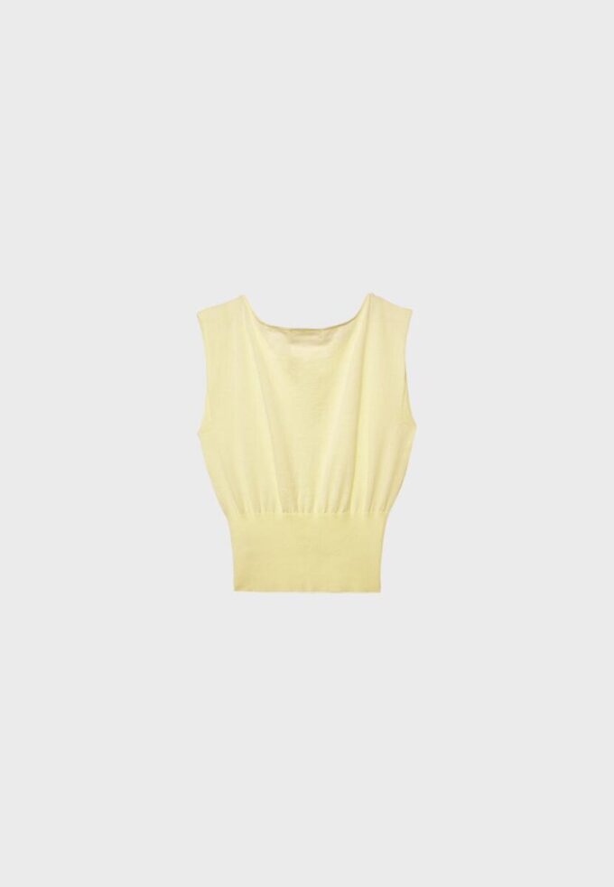 Top in maglia con fascia Top in maglia con fascia