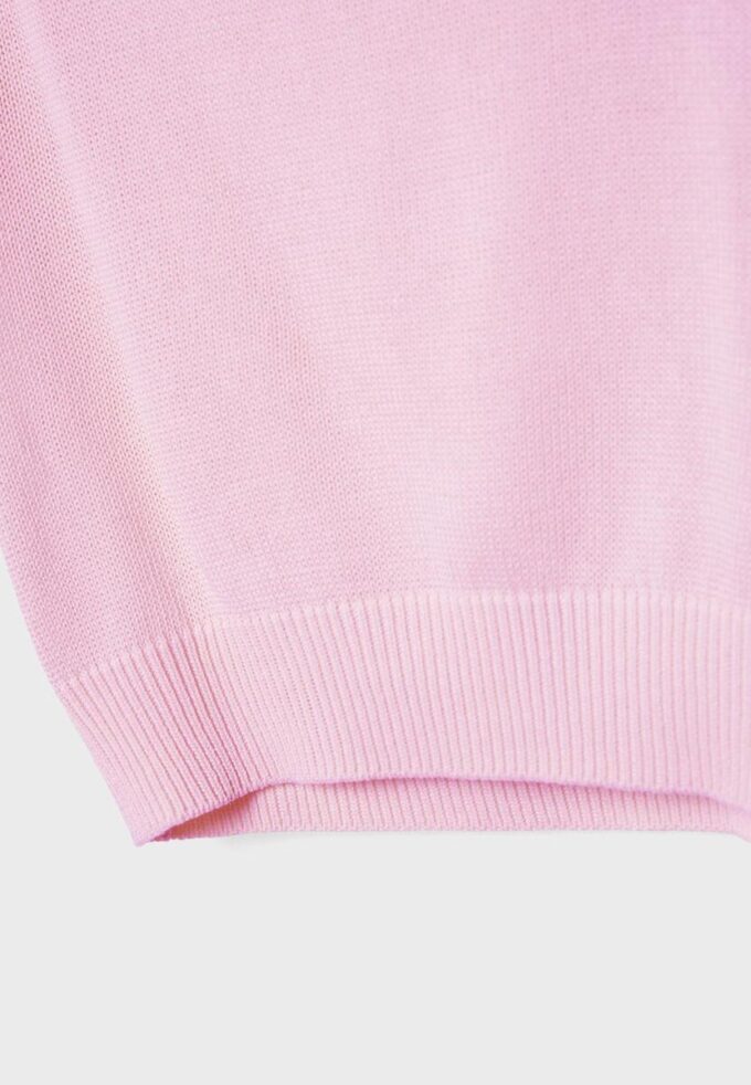 Top in maglia rustica con scollo a barchetta Top in maglia rustica con scollo a barchetta