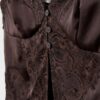 Top in pizzo satinato con spalline