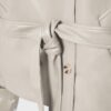 Trench a collo alto effetto pelle Trench a collo alto effetto pelle
