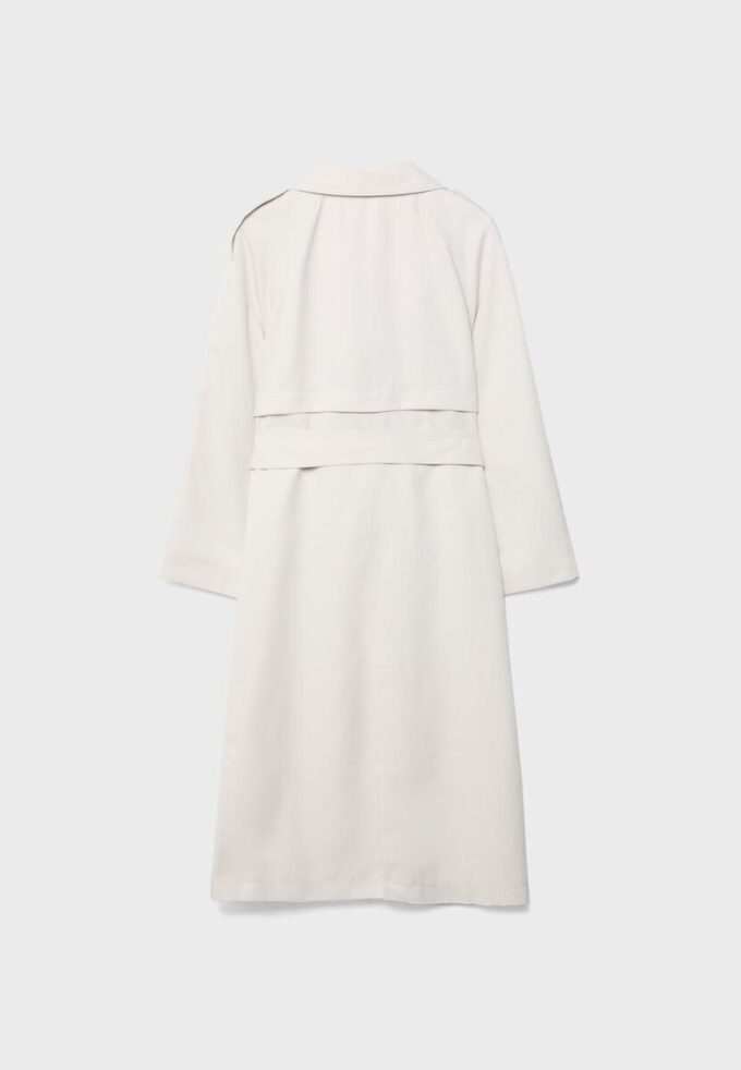 Trench lungo e fluido Trench lungo e fluido