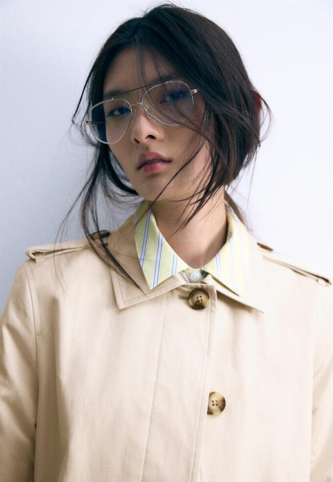 Trench lungo monopetto Trench lungo monopetto