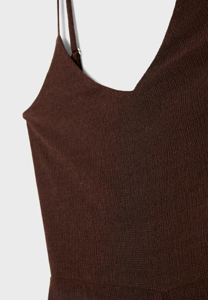 Tuta fluida con spalline